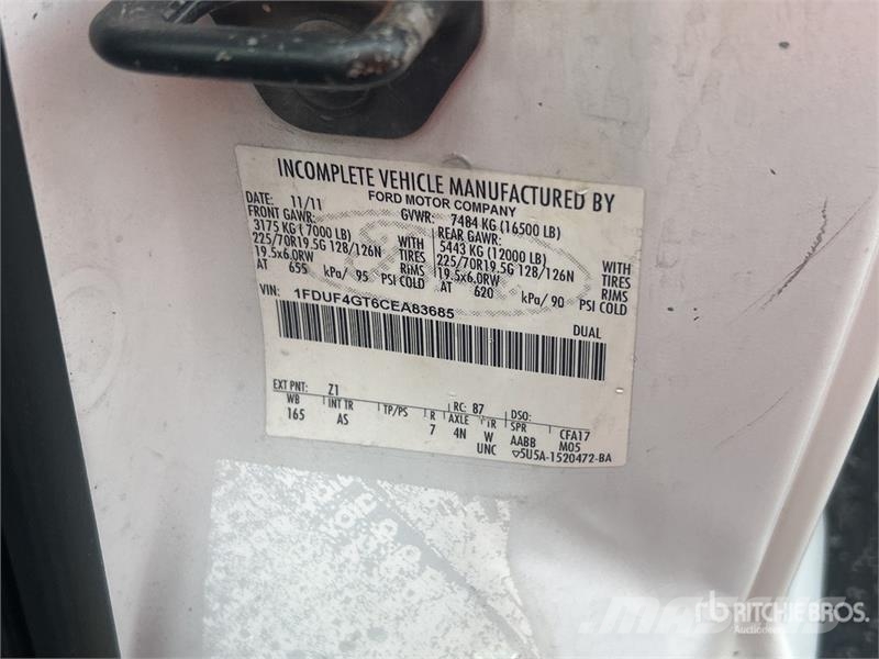 Ford F-450 Truck mounted aerial platforms