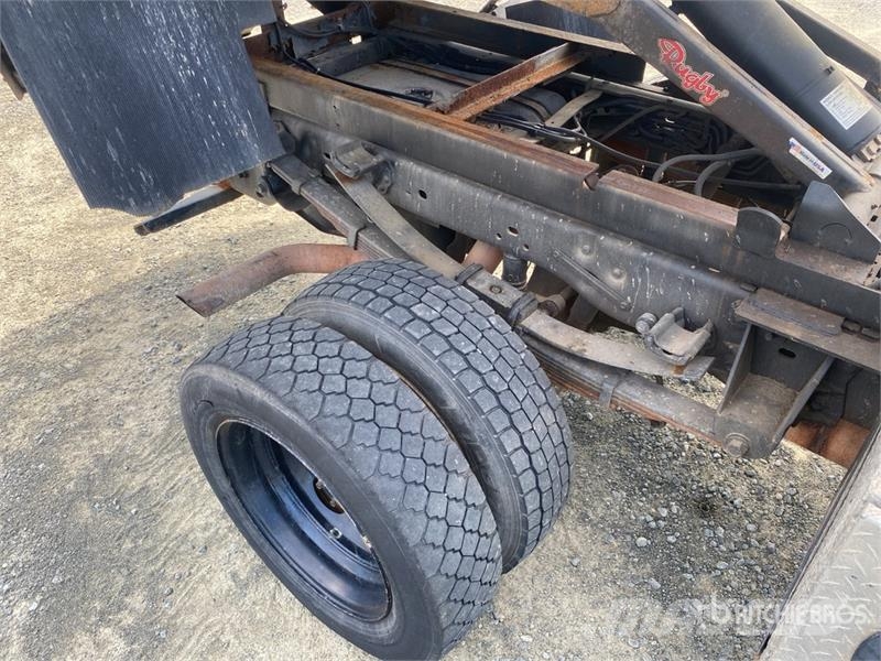 Ford F-450 4x2 Crew Cab Flatbed Dump Truck Sklápěče