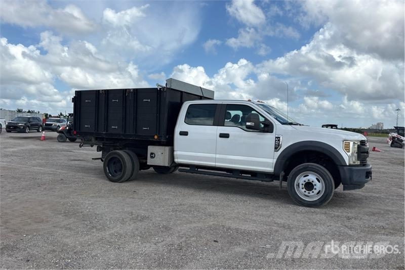 Ford F-450 4x2 Crew Cab Flatbed Dump Truck Damperli kamyonlar