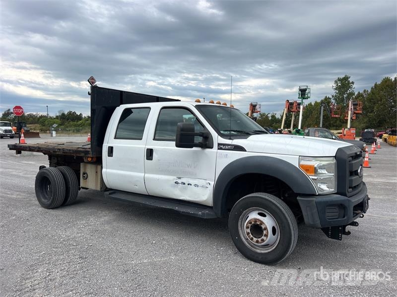 Ford F-450 4x2 Crew Cab Flatbed Dump Truck Kallurid