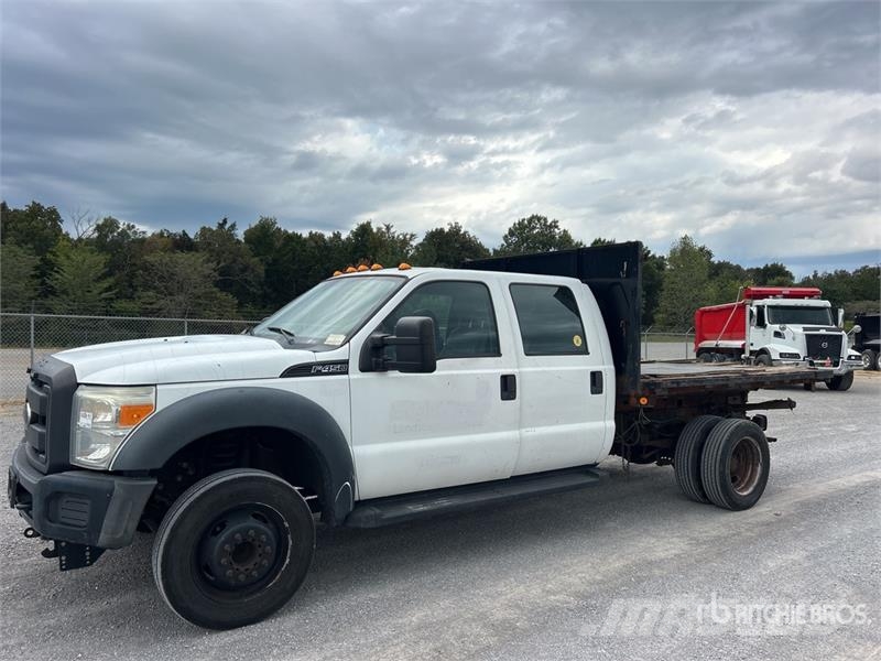 Ford F-450 4x2 Crew Cab Flatbed Dump Truck Kallurid