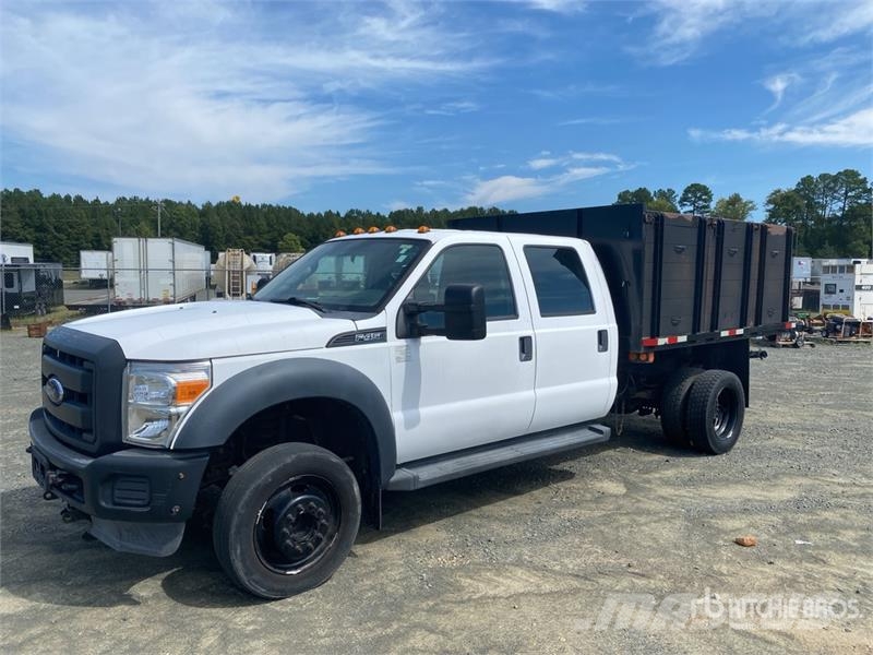 Ford F-450 4x2 Crew Cab Flatbed Dump Truck Sklápěče