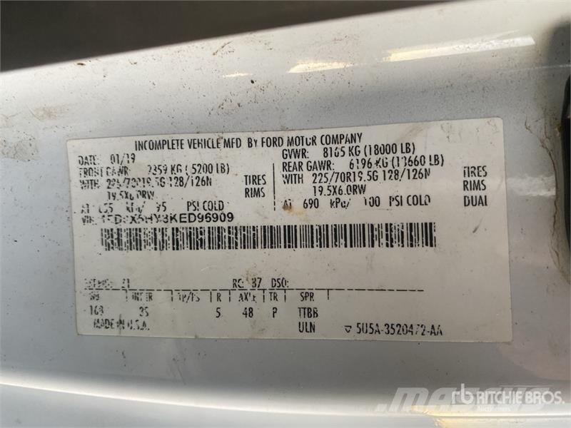 Ford F-550 Vlečna vozila za tovornjake