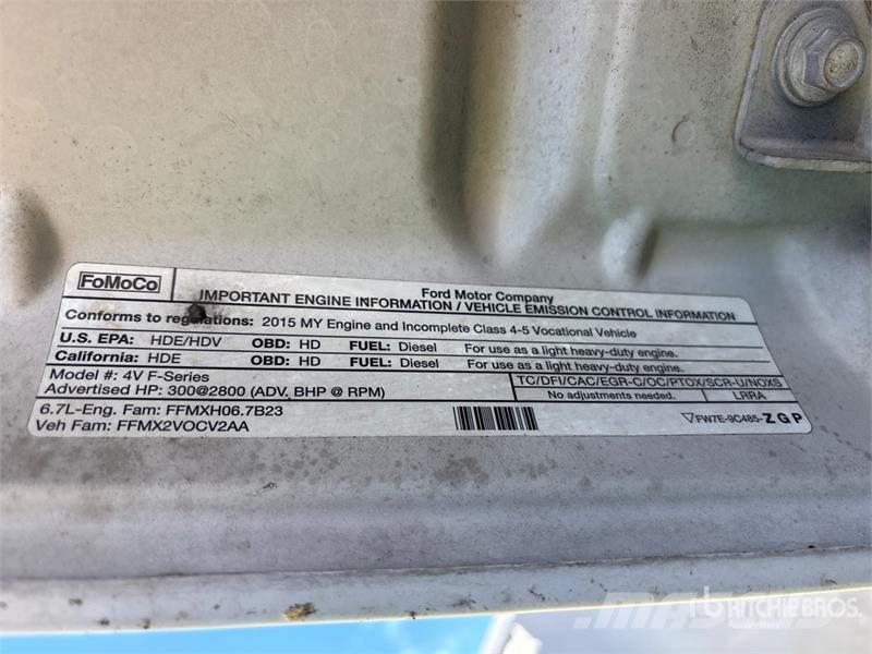 Ford F-550 Platformas/izkraušana no sāniem