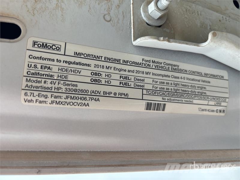 Ford F-550 XL 4x4 Extended Cab Service Truck Komunalna vozila