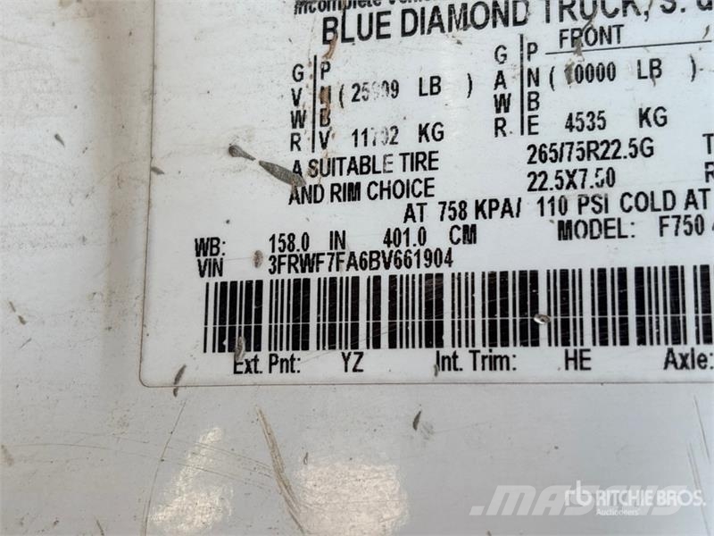 Ford F-750 Camiones cisterna