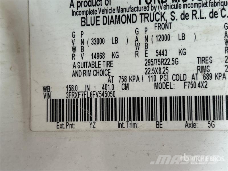 Ford F-750 XLT 4x2 Service Truck Komunalna vozila za opštu namenu