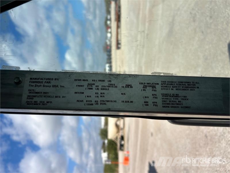 Ford F59 4x2 Step Van هيكل صندوقي