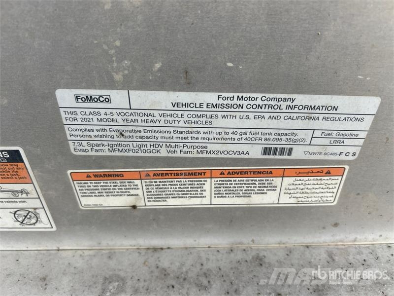 Ford F59 4x2 Step Van هيكل صندوقي