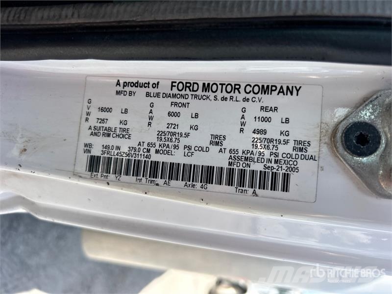 Ford LCF450 Skåpbilar