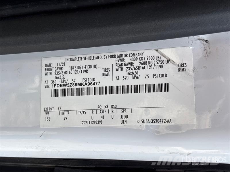 Ford Transit 4x2 Refrigerated Truck 溫控卡車