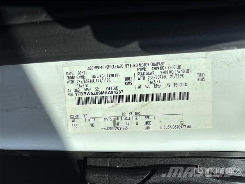 Ford Transit 4x2 Refrigerated Truck 溫控卡車