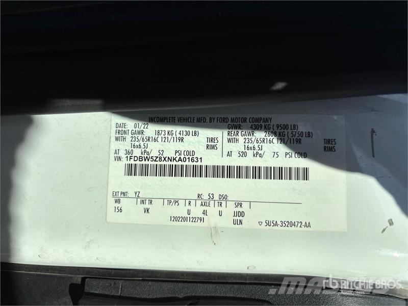 Ford Transit 4x2 Refrigerated Truck 溫控卡車