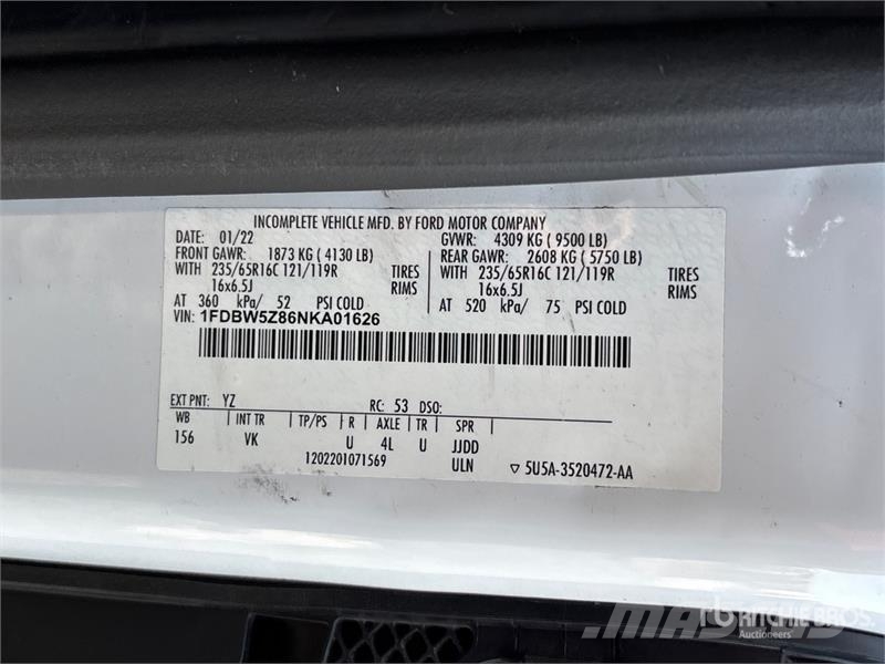 Ford Transit 4x2 Refrigerated Truck Vilkikai šaldytuvai