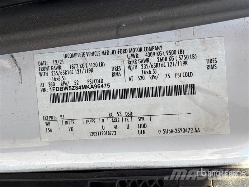 Ford Transit T-350 4x2 Refrigerated Truck Kamioni hladnjače