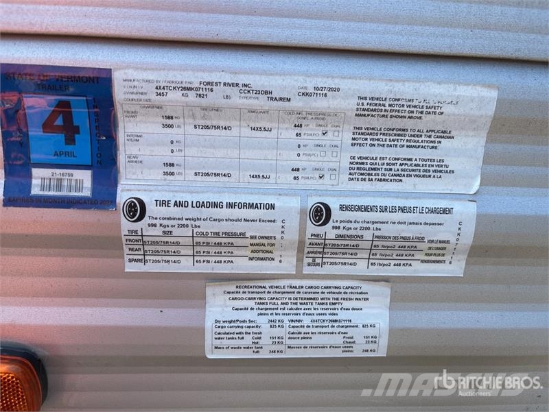 Forest River 26 ft T/A Travel Trailer Inne przyczepy