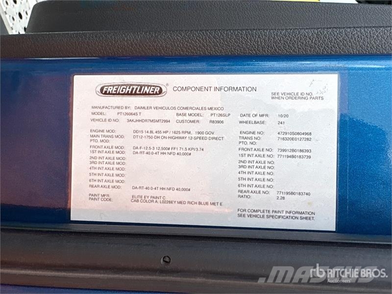 Freightliner Cascadia 126 Седельные тягачи