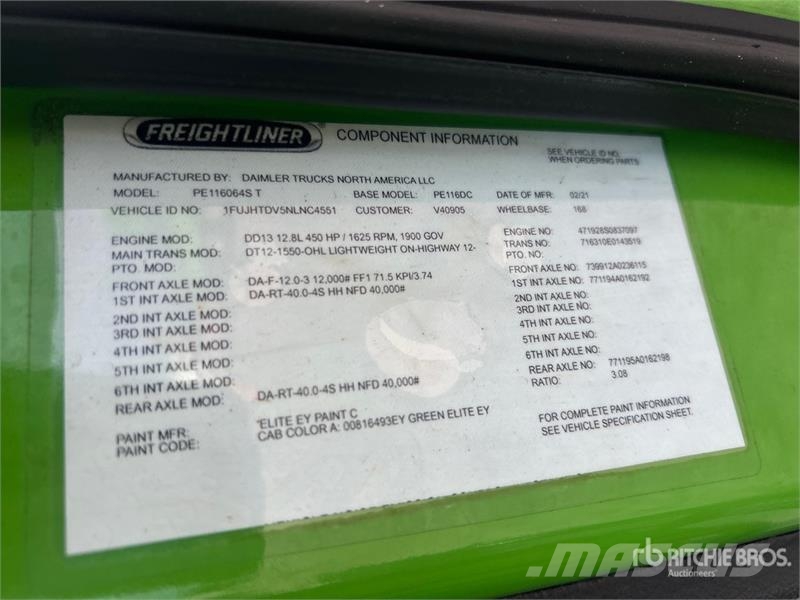 Freightliner Cascadia 116 Trekkers