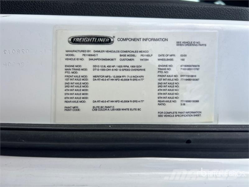 Freightliner Cascadia 116 Prime Movers