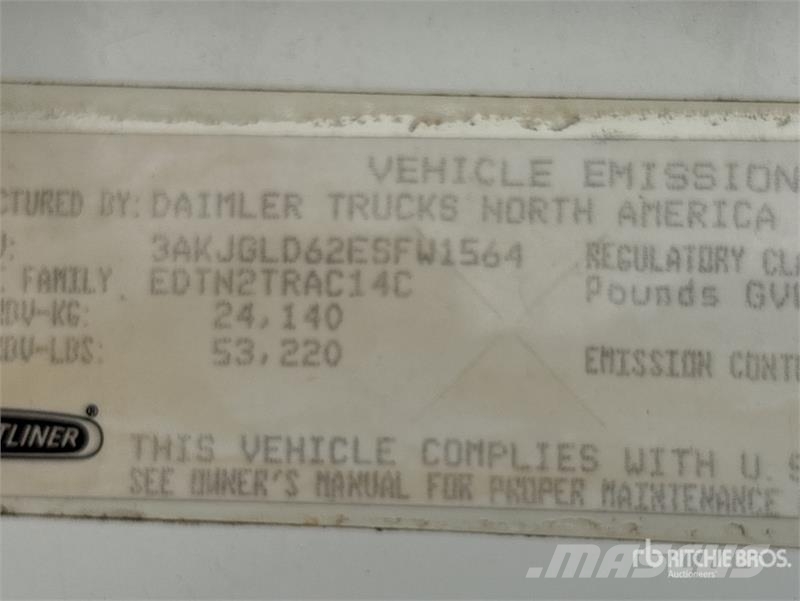 Freightliner Cascadia 125 6x4 T/A Sleeper Truck Tractor Sattelzugmaschinen