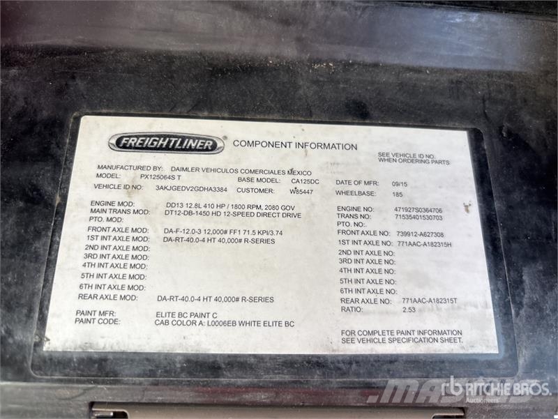 Freightliner Cascadia 125 트랙터 유닛