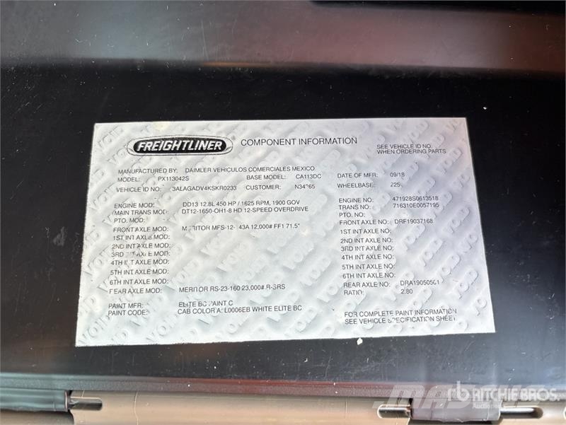 Freightliner Cascadia 113 Camiones portacoches