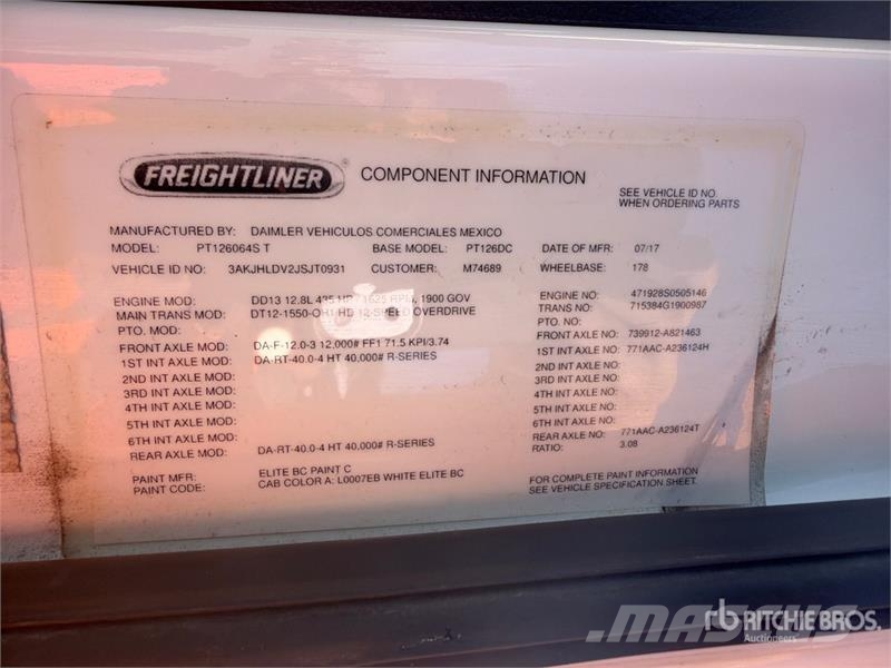 Freightliner Cascadia 126 Vlačilci