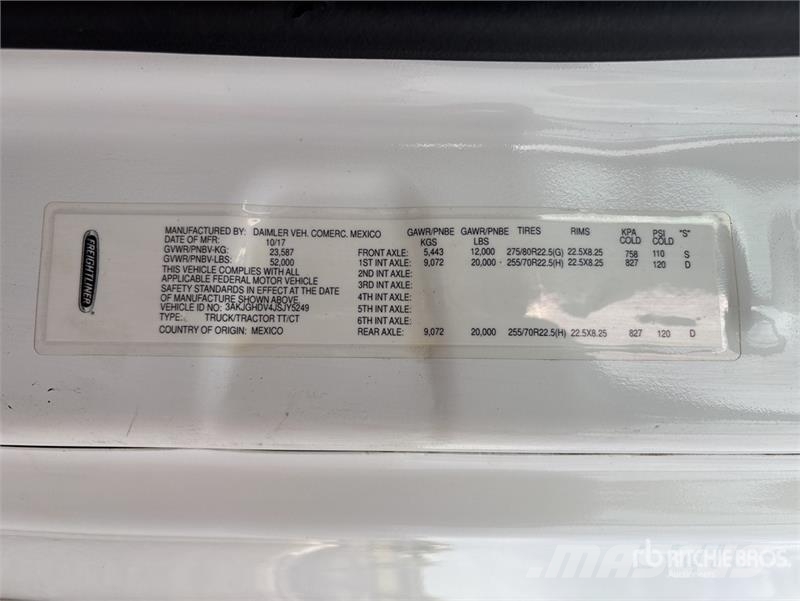 Freightliner Cascadia 113 6x4 Sleeper Car Carrier Truck Evakuatori
