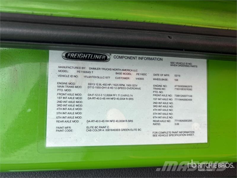 Freightliner Cascadia 116 Trekkvogner