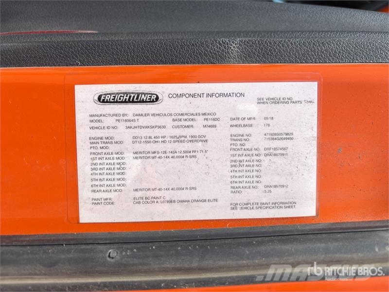 Freightliner Cascadia 116 Tractor Units