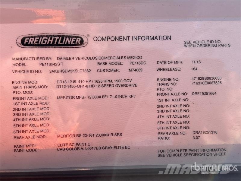 Freightliner Cascadia 116 Vlačilci