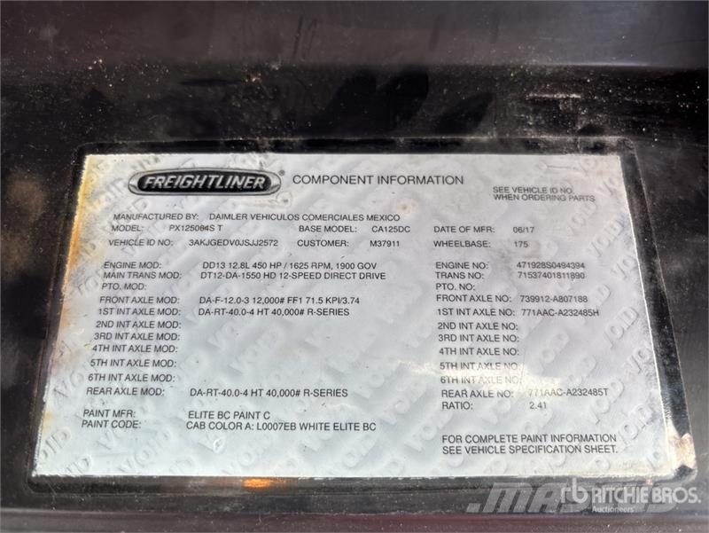Freightliner Cascadia 125 Prime Movers