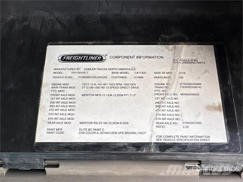 Freightliner Cascadia 113 Седельные тягачи