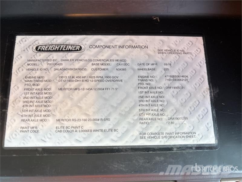 Freightliner Cascadia 113 Camiones portacoches