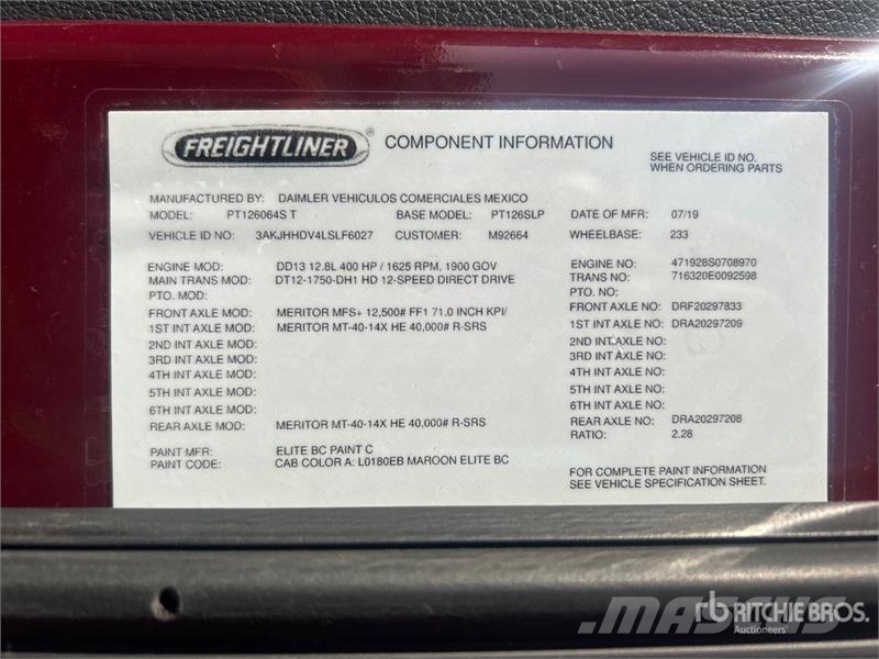 Freightliner Cascadia 126 Motrici e Trattori Stradali