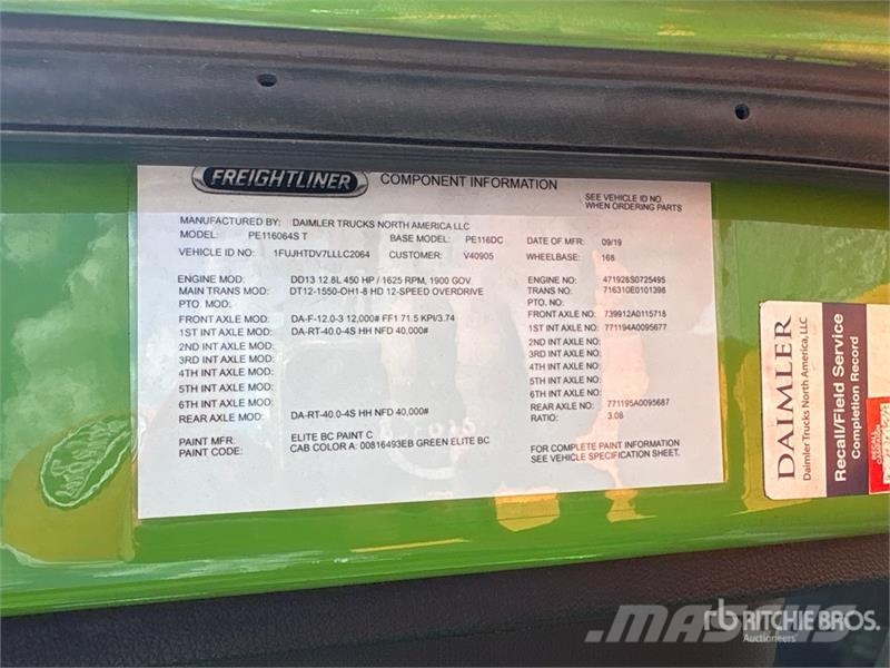 Freightliner Cascadia 116 Traktorske jedinice
