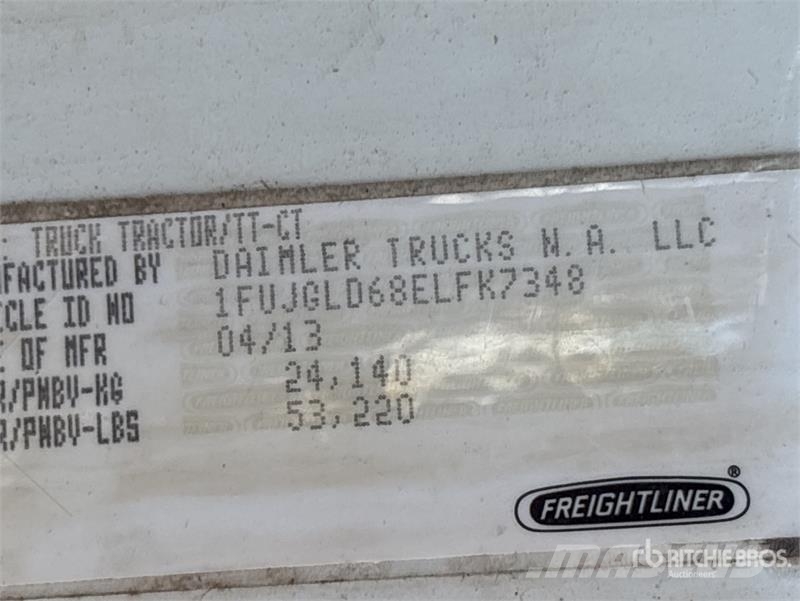 Freightliner Cascadia 125 6x4 T/A Sleeper Truck Tractor Sattelzugmaschinen
