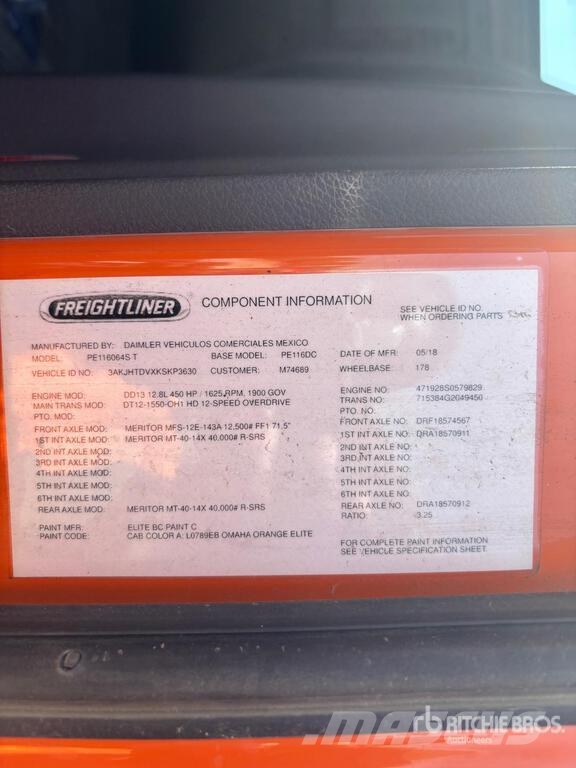 Freightliner Cascadia 116 Tractor Units