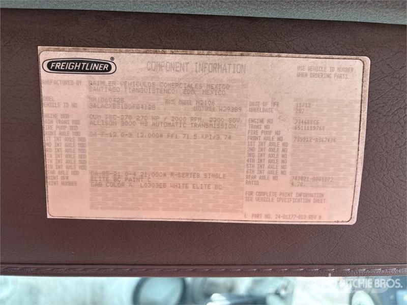 Freightliner M2 106 Sadulveokid