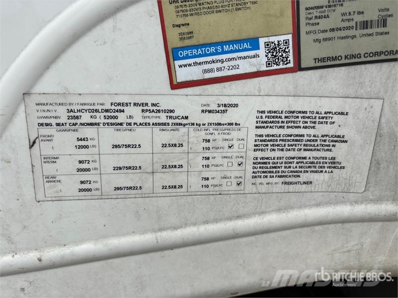 Freightliner M2 106 Грузовики-Рефрижераторы