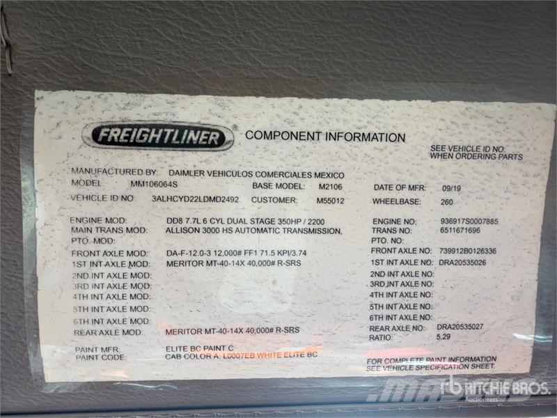 Freightliner M2 106 Isotermos y frigoríficos