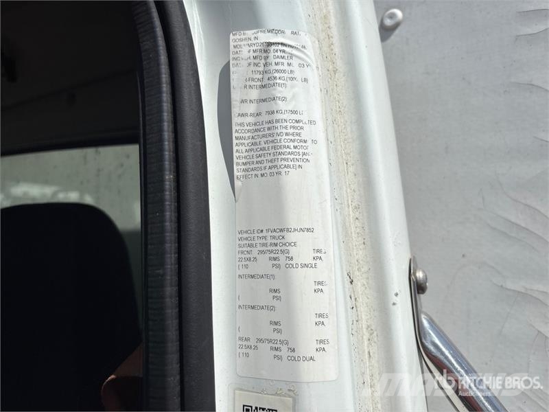 Freightliner M2 106 4x2 Van Truck Dobozos teherautók