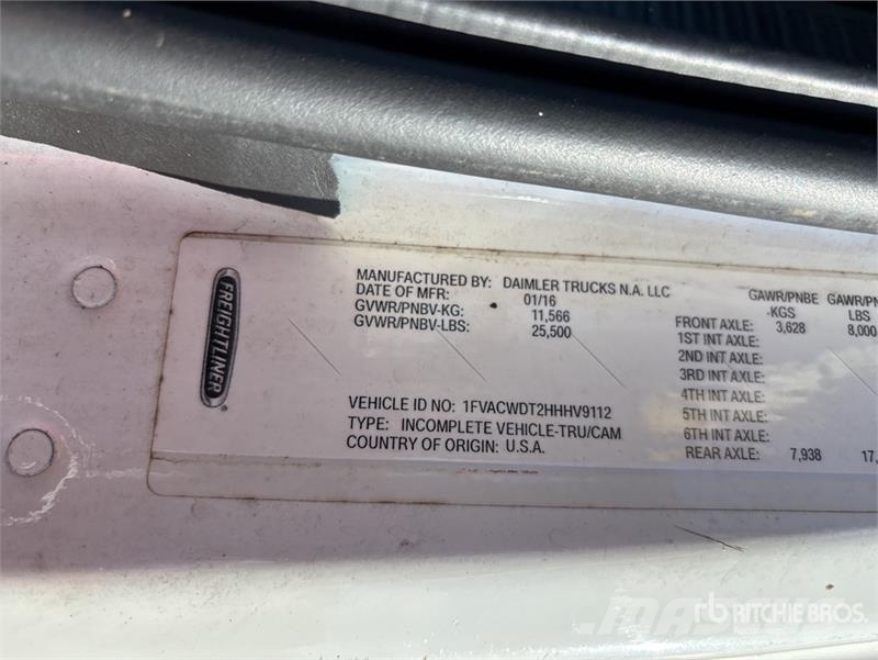 Freightliner M2 106 4x2 Van Truck (Inoperable) Box trucks