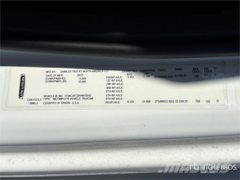 Freightliner M2 106 4x2 Moving Van Truck Kofferaufbau