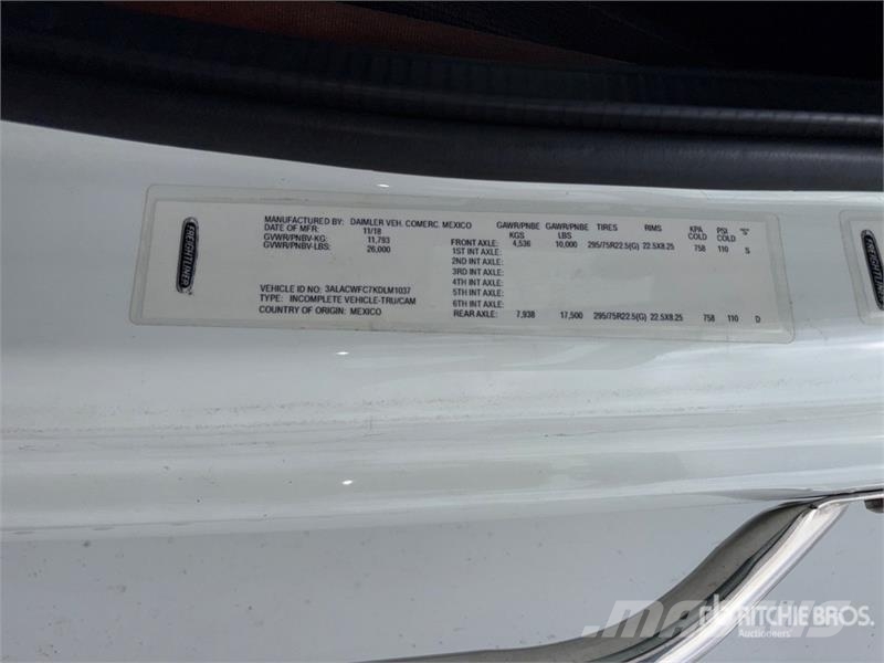 Freightliner M2 106 4x2 Van Truck (Inoperable) Furgons