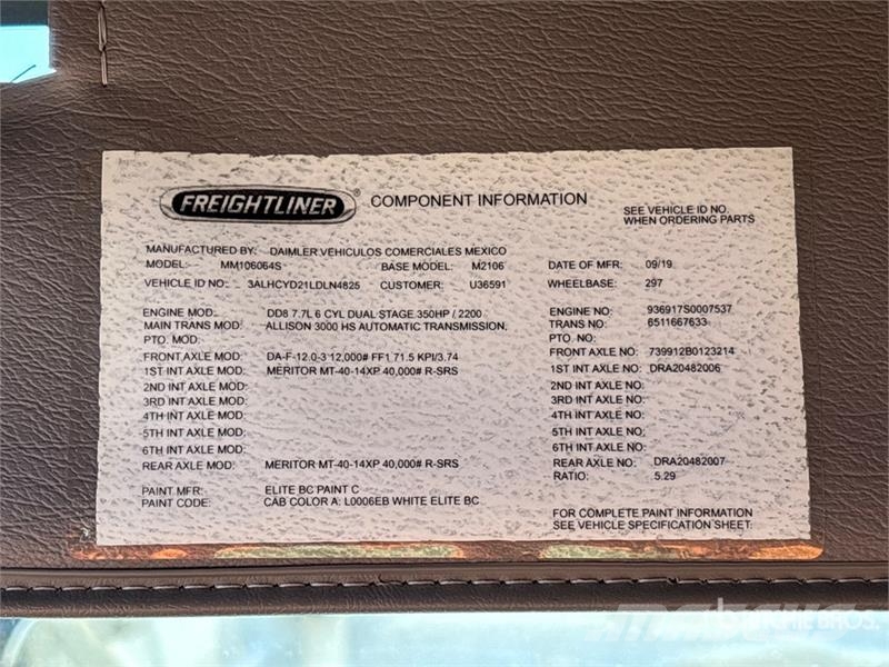 Freightliner M2 106 6x4 Moving Van Truck Kofferaufbau