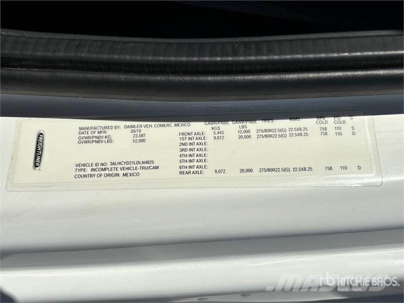 Freightliner M2 106 6x4 Moving Van Truck Kofferaufbau