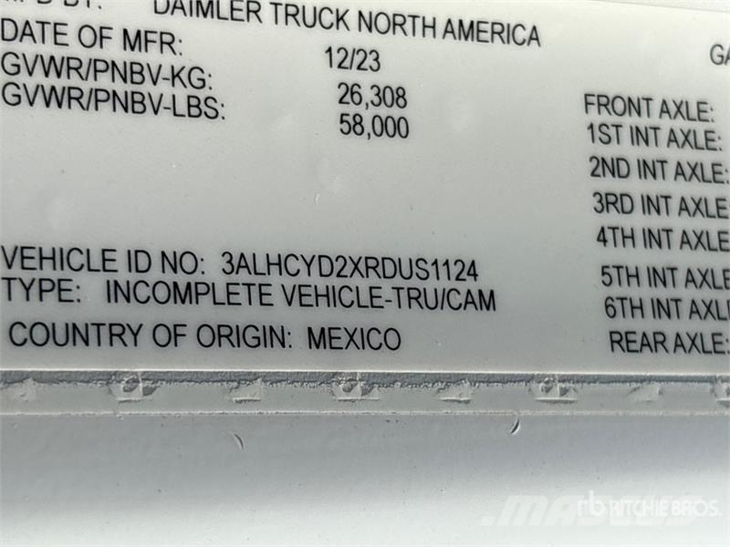 Freightliner M2 106 6x4 Water Truck Kamioni za vodu