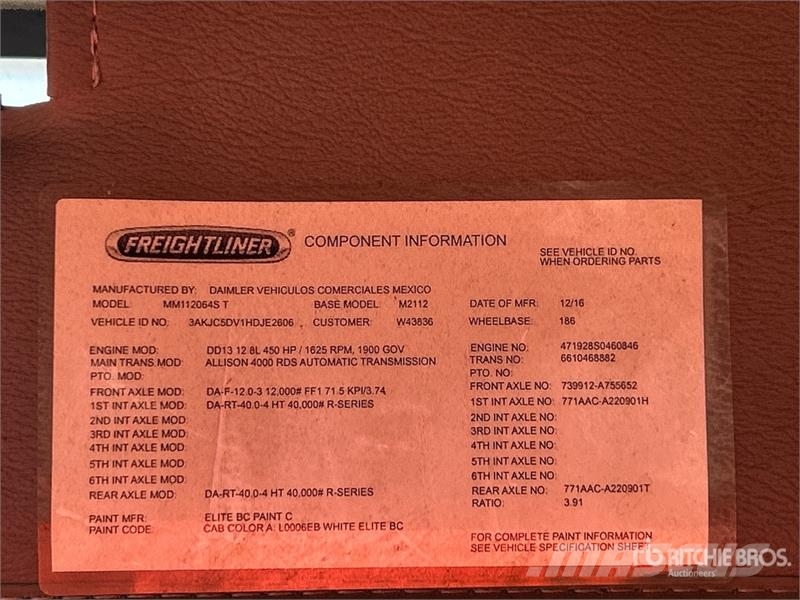 Freightliner M2 112 Tractor Units