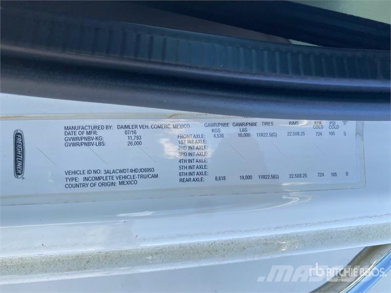 Freightliner M2106 4x2 Van Truck (Inoperable) Sanduk kamioni